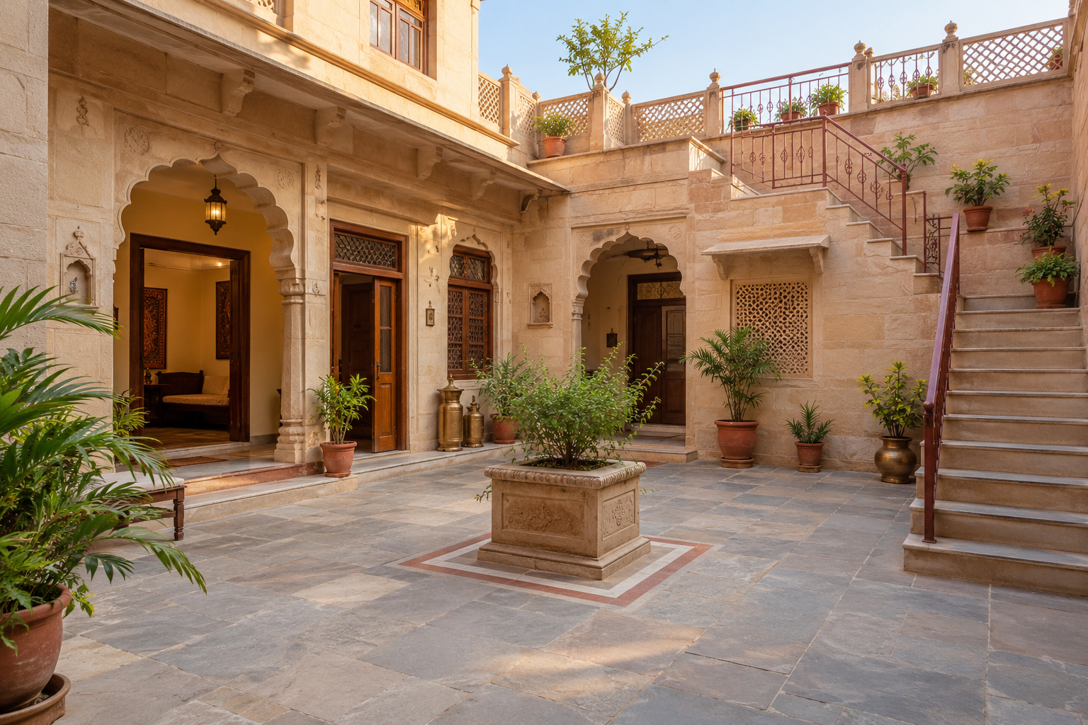Surya Courtyard House, Indian rental property listing image